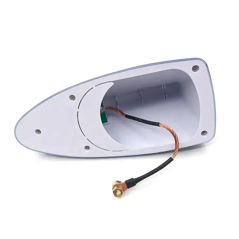 Car Radio Shark Fin Car Shark Antenna Radio FM Signal Design for All Automobiles Aerials Auto Exterior Styling Replacement Parts