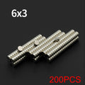 Powerful Neodymium Magnet N35 NdfeB Permanent Magnetic imanes Round Super Strong Fridge Magnets DIY 2/4/5/6/8/10x2/3mm