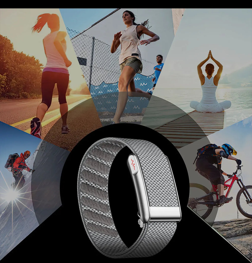 VWAR Loop Life Fitness Tracker ECG+PPG SpO2 Sport Smart Bracelet Heart Rate Blood Pressure Monitor Pedometer Smartwatch Band