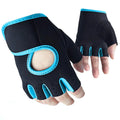 1 Pair Unisex Adjustable Sports Gloves For Autumn And Winter with Anti-slip Silicone Dots for Weightlifting Cycling Squat