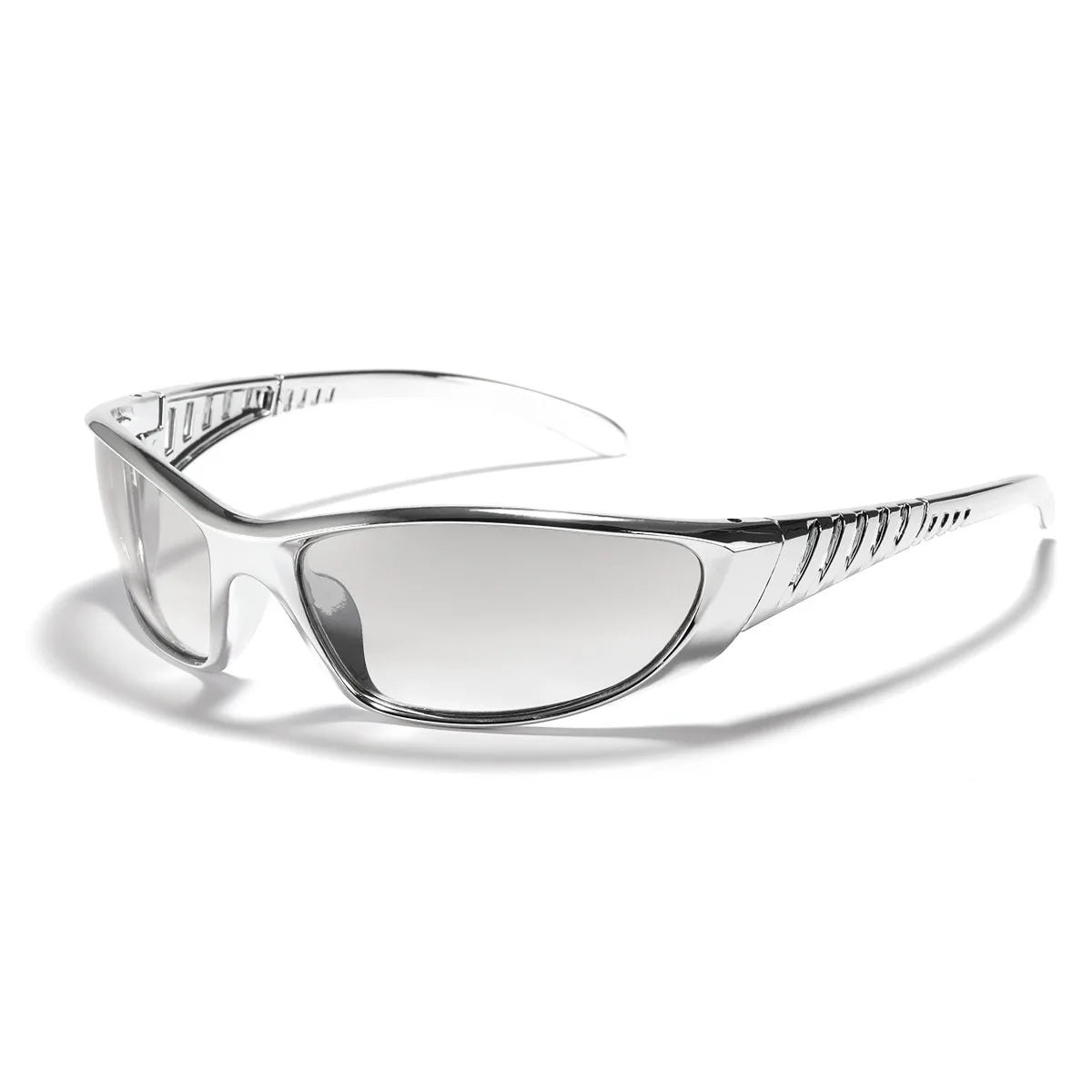 Silver sunglasses, color technology sensation, net red sunglasses, men's and women's fishing glasses accessories, tools, outdoor