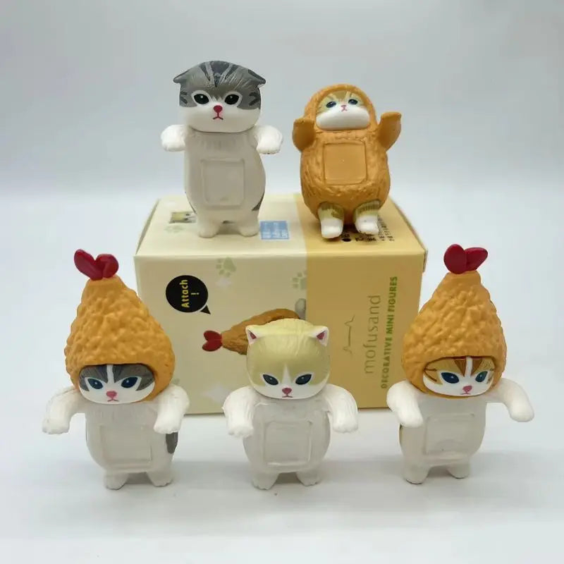 New Products In Stock Mofusand Doll Cat Fruit Blind Box Handmade Female Healing Series Desktop Ornament Surprise Birthday