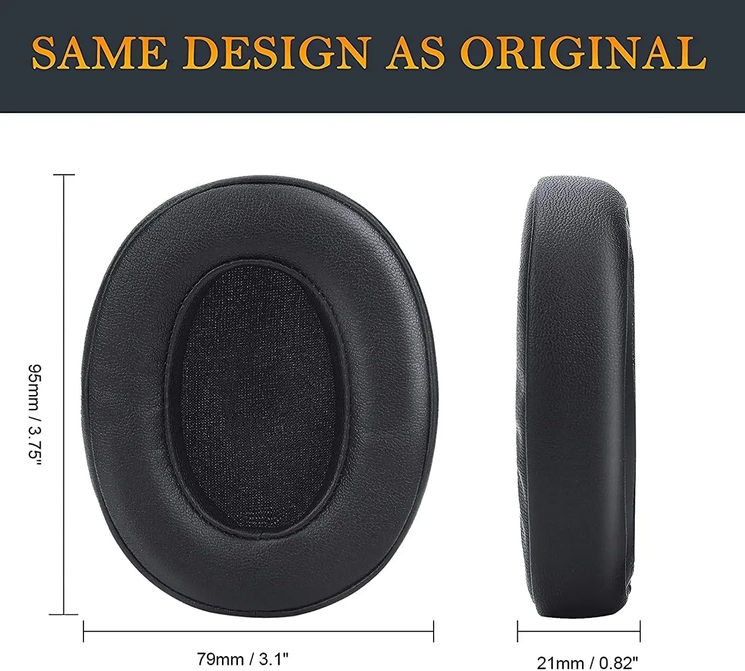 Replacement, Ear Pads for Skullcandy Hesh 3/ANC/Evo & Crusher Wireless/ANC/Evo/360 Headphones