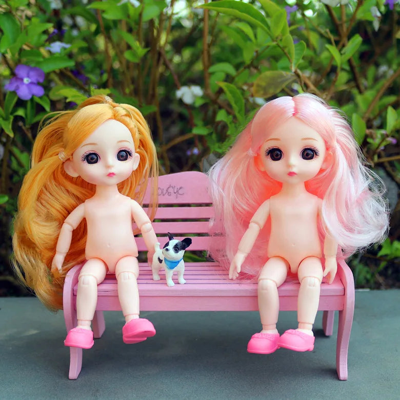 doll 16cm Cute And Elegant Style, 13 Articulated Dolls With Movable Joints Clothing Matching BJD Princess 1/12 Girl Gift Toy