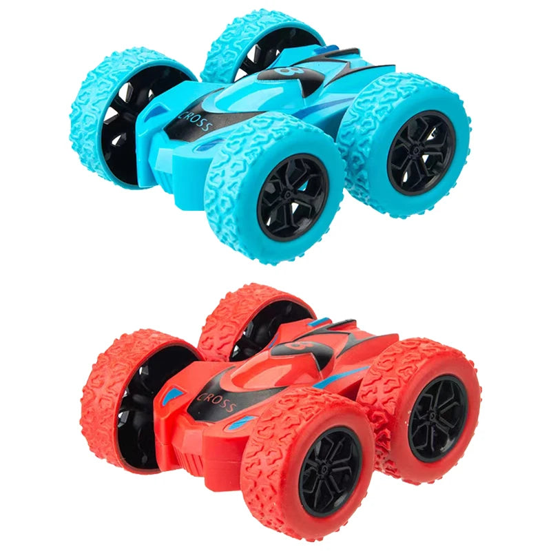 Clearance_4pcs/2pcs/1pc double-sided inertia stunt rolling toy car - high playability, double-sided playability_Continuous updat