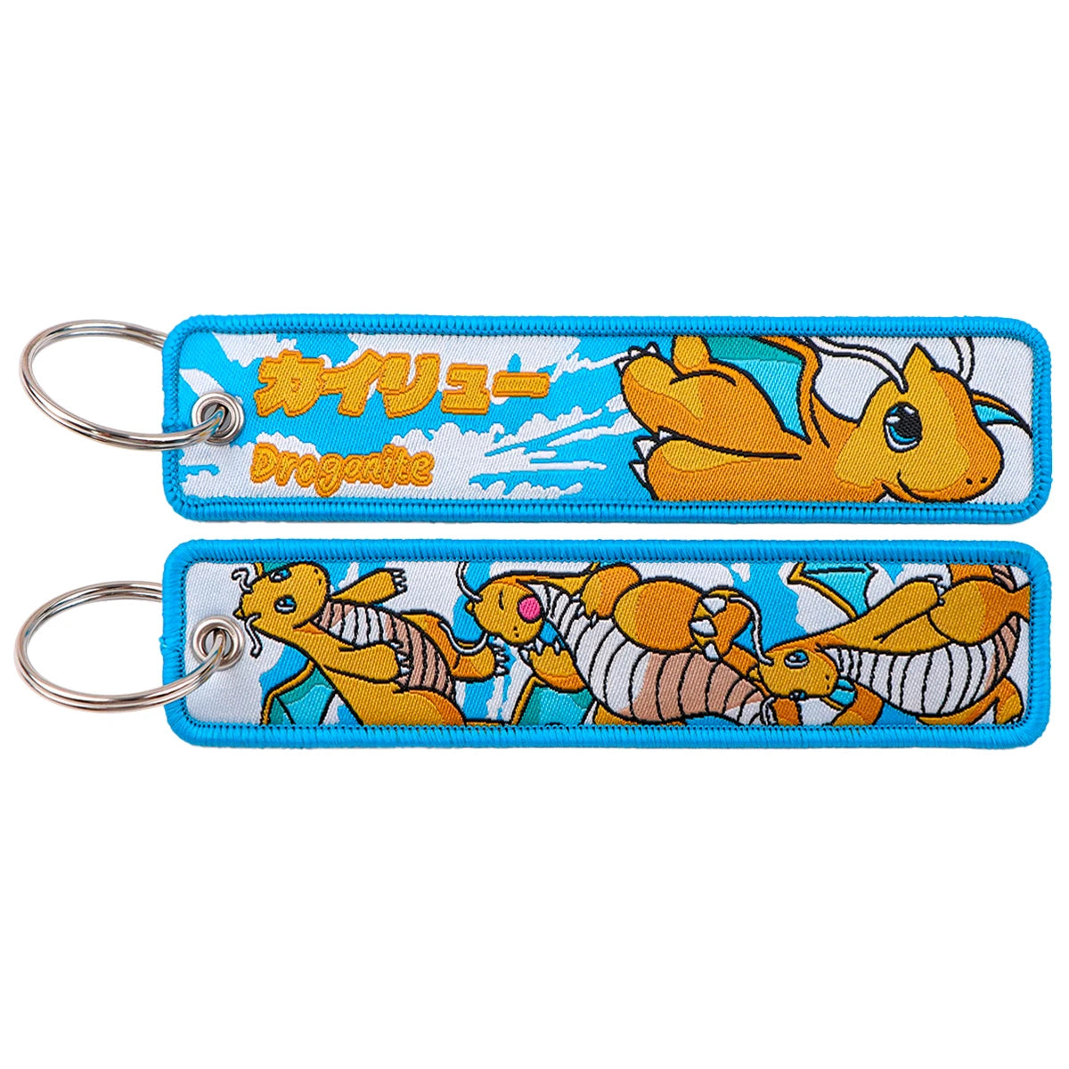 Cute Anime Elf Embroidery Key Fobs Cool Game Key Tags Keychains for Motorcycles Cars Fashion Key Rings Accessories Gifts 1pcs