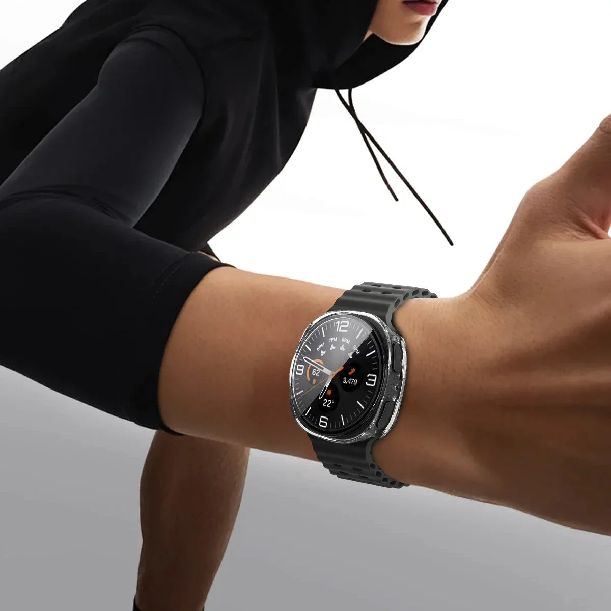 Glass+case For Samsung Galaxy watch 8 40mm 44mm scratch-resistant full-coverage screen protector For Samsung Galaxy watch8 Cover