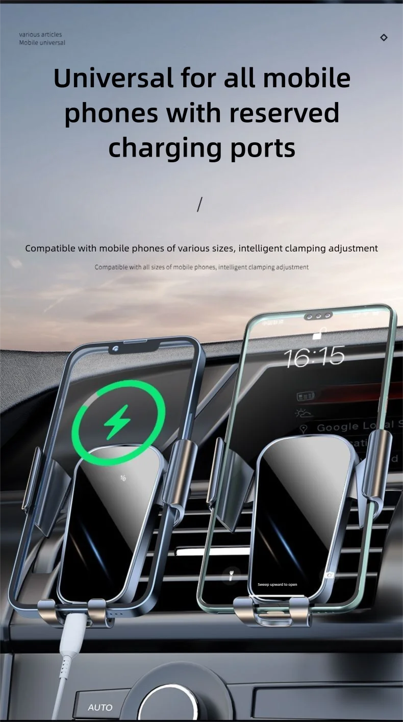 Car Phone Holder Car Air Vent Clip Mount Mobile Cell Stand Smartphone GPS Support For 5-7 Inch Mobile Devices Car accessories