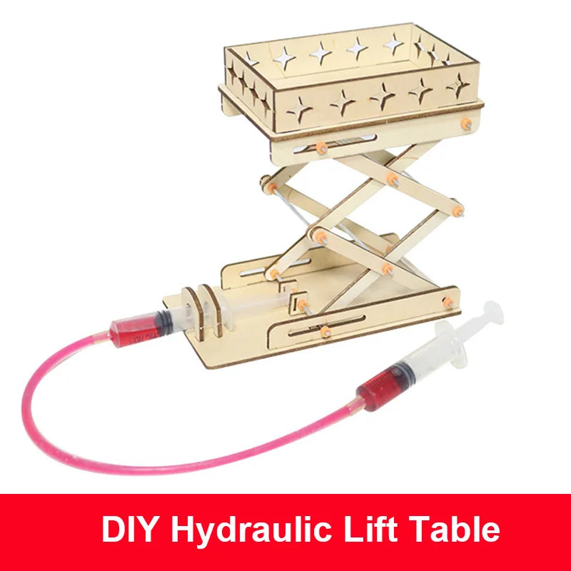 Hydraulic Excavator DIY Student Technology Small Production Science and Education Toy Model Science Experiment Toy