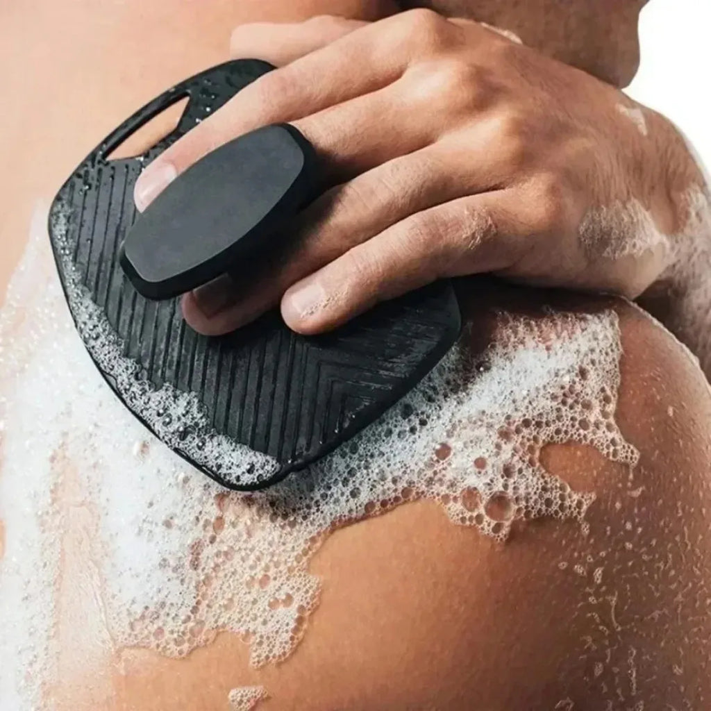 4PCS Set Silicone Body Scrubber Soft Exfoliating Brush for Face Gentle Shower Massage and Skin Cleansing Bathroom Accessories