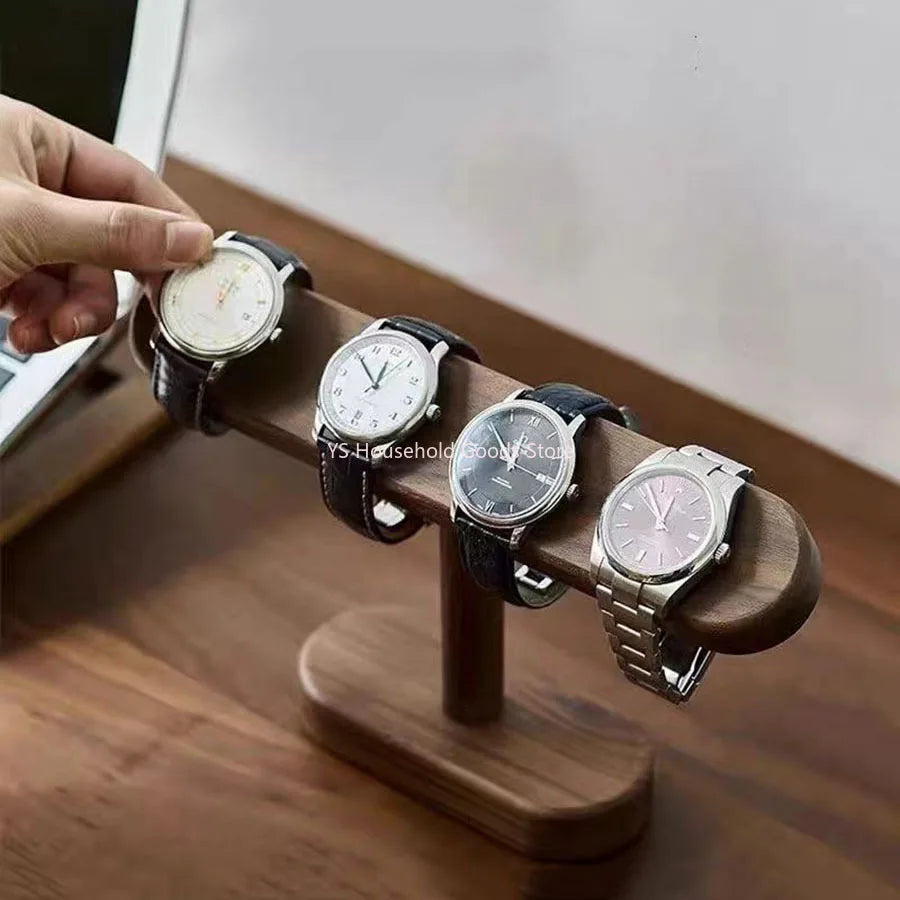 Walnut color Watch Bracket Display Holder Jewelry Bracket Chain Anklets Hanger Stand Racks Organizer For Counter Shows
