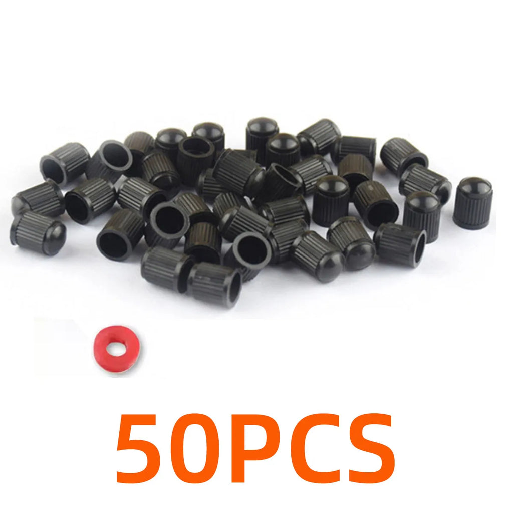 PINMOAP Valve Cap Tire Valve Dust Cover With Built-In Seal Suitable For Universal Valve Caps For Automobiles Motorcycles Bicycle