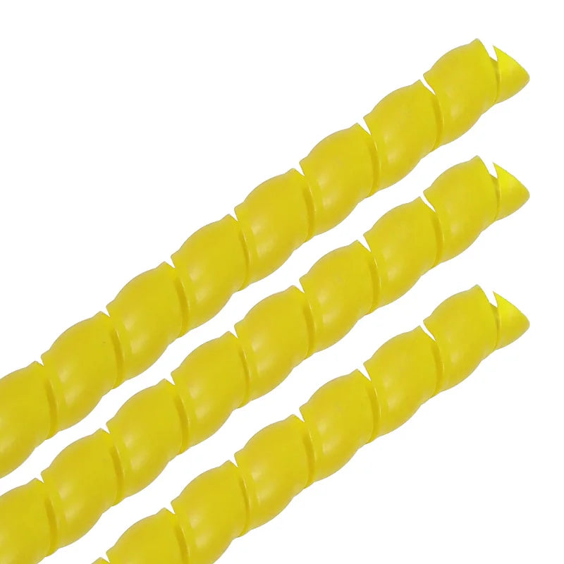 2M Long 8/10/12mm Cable Protection Sleeving Spiral Wound Flexible Wire Organizer Insulation Sleeve Wire Winding Protector