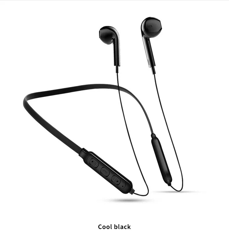 Wireless 9D Bluetooth-compatible 5.2 Headset NeckHanging TWS Stereo Noise Reduction Universal 5.0 Sports Headset with Microphone