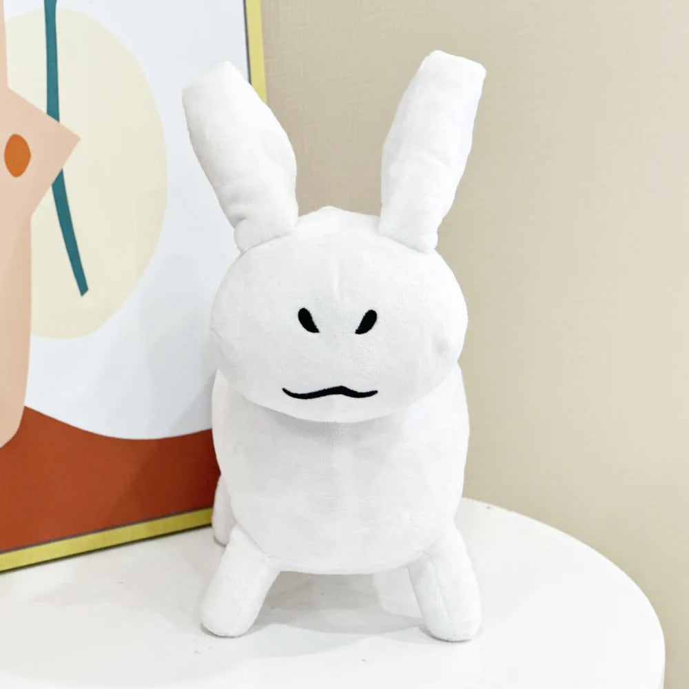 Gubby Plush White Rabbit Plush Toy Related to Fun Cartoon Games Healing Companion Plush Animals Children‘s Gifts