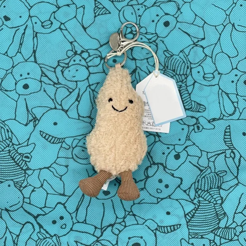 Hot tea bag Jc Cute Plush Toy label cute girl bag charm plush toy keychain Kawaii plush toy Limited New Gift bag