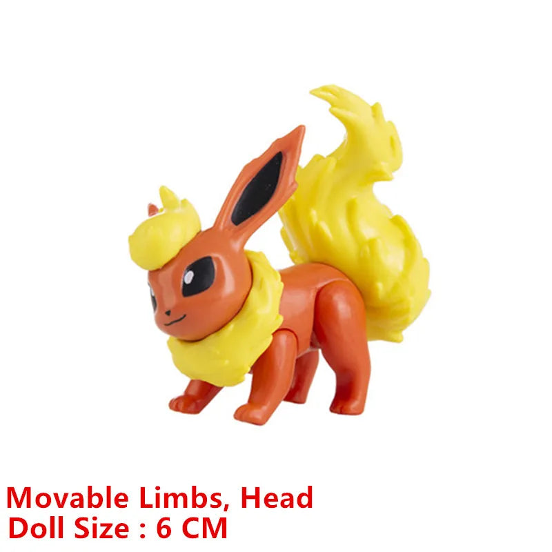 New Pokemon 4-13Cm Cartoons Movie Anime Figure Pikachu Lucario Mewtwo Flying Dragon Pet  Action Figures Model Toy Birthday Gifts