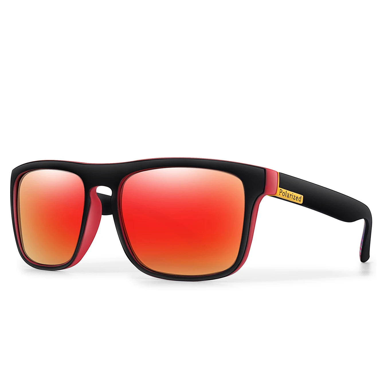 LOISRUBY Brand Polarized Cycling Sunglasses Men Car Driving Color Changing Bike Motorcycle Square Frame Hinking Festival