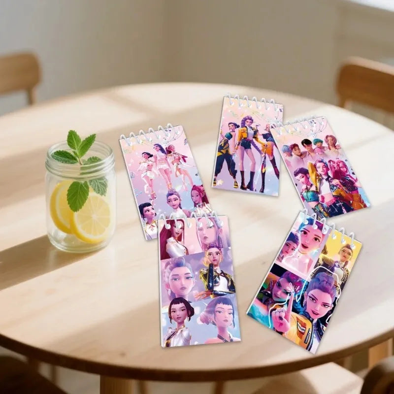10pcs Popular KPOP Witch Hunt Theme Notebook Cartoon Children's Companion Gift Book Holiday Decoration