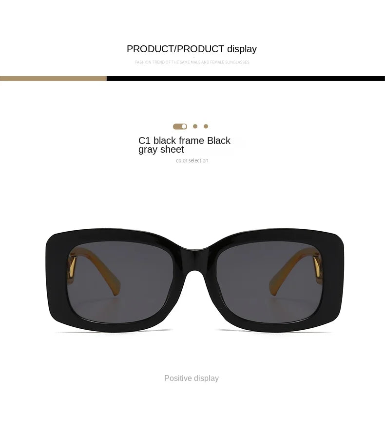 Fashion Fishing Sunglasses Male Female Black Frame Letter Palm Hip-hop Trend Brand High-end Sense Sunglasses Travel Sunglasses