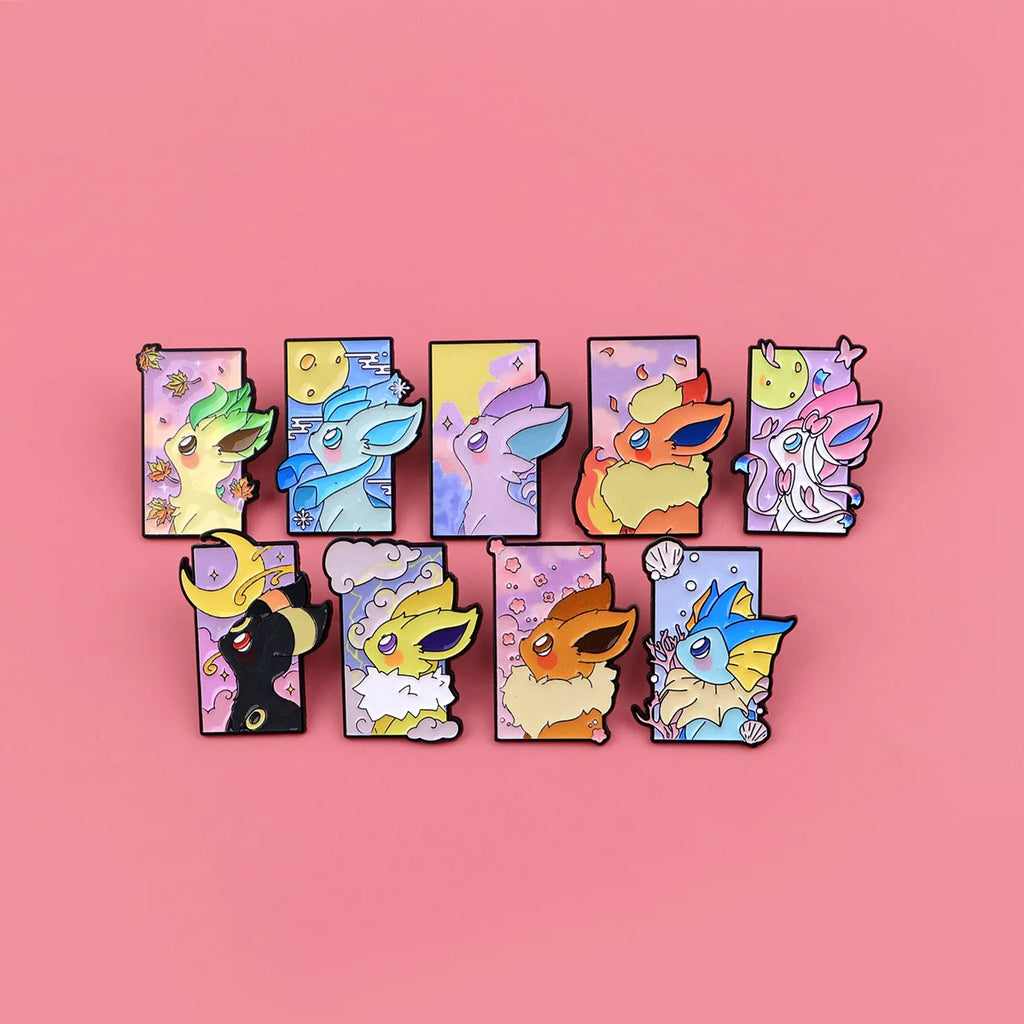 Cute Anime Game Enamel Pin Cool Monster Animal Brooches Woman Men Backpack Accessories Bags Badge Lapel Jewelry Gift for Fans