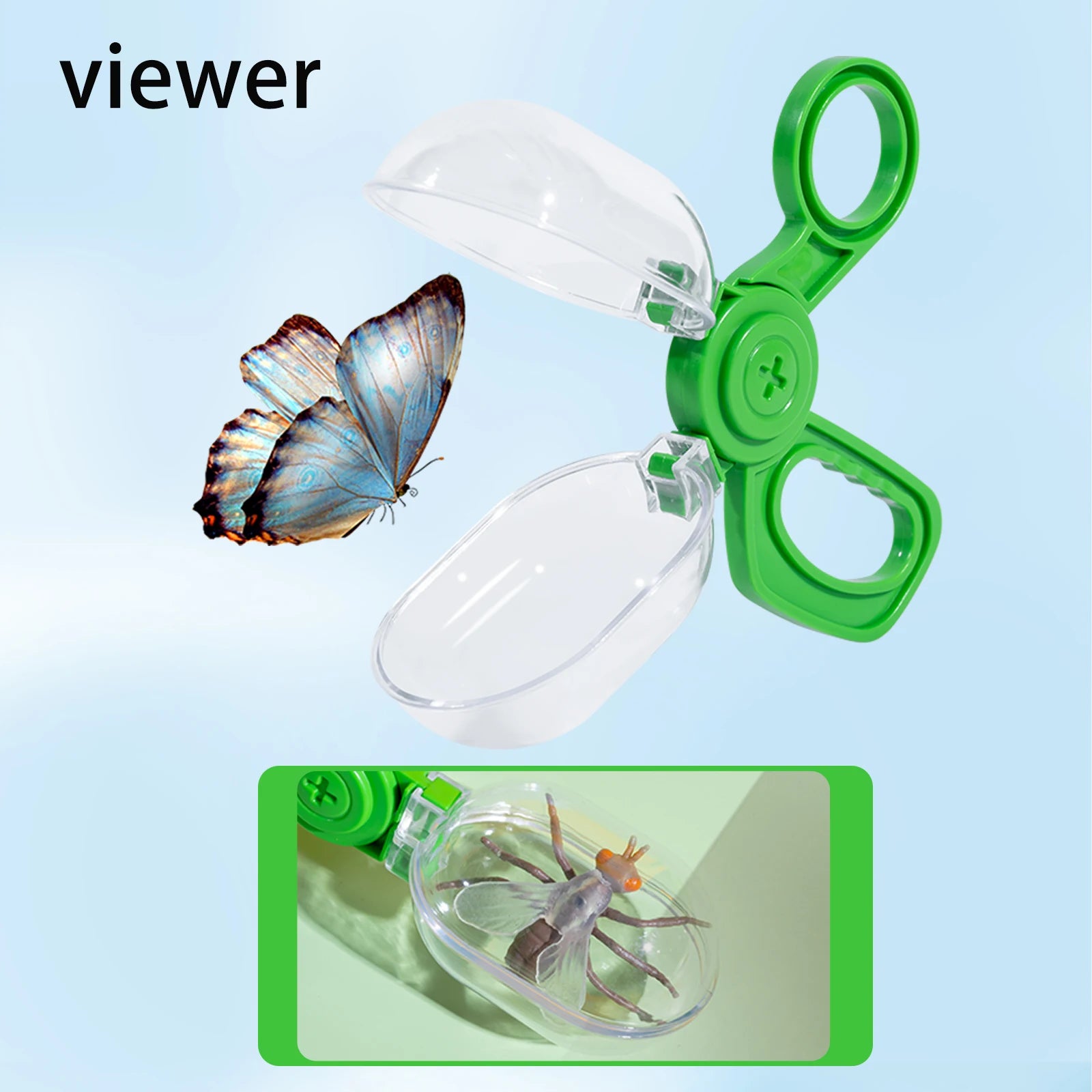 Insect Observation Box With Magnifying Glass Children's Insect Observation Box Transparent Collection Observation Research