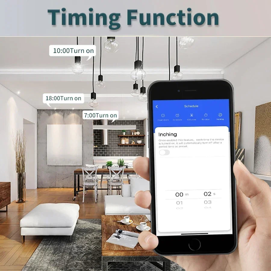 Tuya Smart WiFi Switch For Lighting RF 433MHz Wireless Switch Smart Life APP Voice Control Work With Alice Alexa Google Home