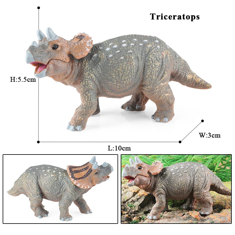 Oenux Jurassic Dinosaur World Eoraptor Dilophosauridae Mosasaurus Velociraptor T-Rex Animasl Model Action Figures Kid Toy Gift