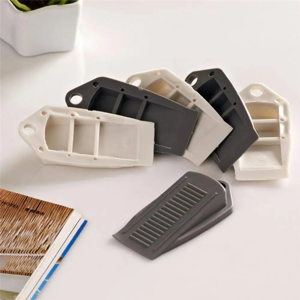 2pcs Rubber Wedge Door Stop Convenient Mouse Design Door Stop Stopper Holder Guard Baby Safety Protector Home Office Door Stops
