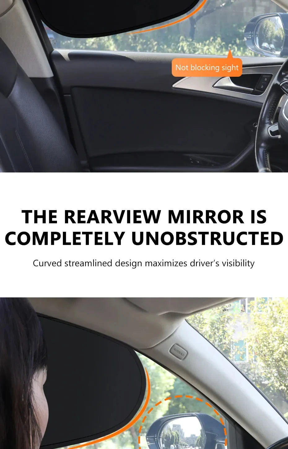 Summer Electrostatic Sun Visor for Car Side Window 4-Layer Sun Shade Curtains Anti-Glare UV-Blocker Auto Sun Protection Cover