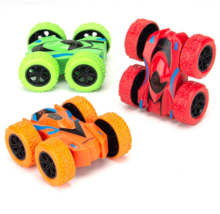 Clearance_4pcs/2pcs/1pc double-sided inertia stunt rolling toy car - high playability, double-sided playability_Continuous updat