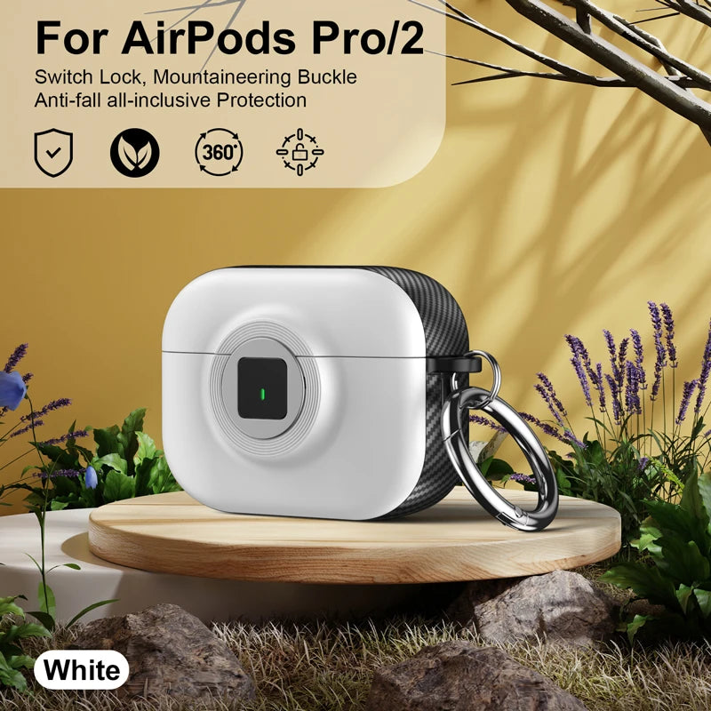 Magnetic Headphone Case for Airpods 4 pro 3 2 1 with Secure Lock Wireless Charging Compatible with Camera Series