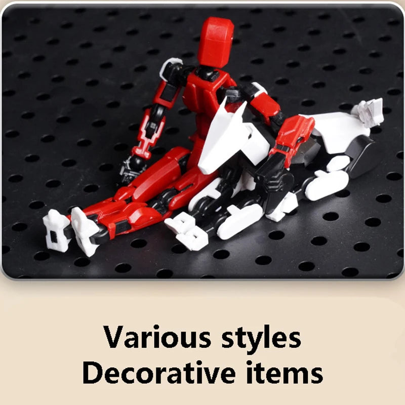 3D Multi-Jointed Movable Shapeshift Robot Joint Dog Creative Printed Mannequin Dummy Action Model Doll Toys for Children's Gifts