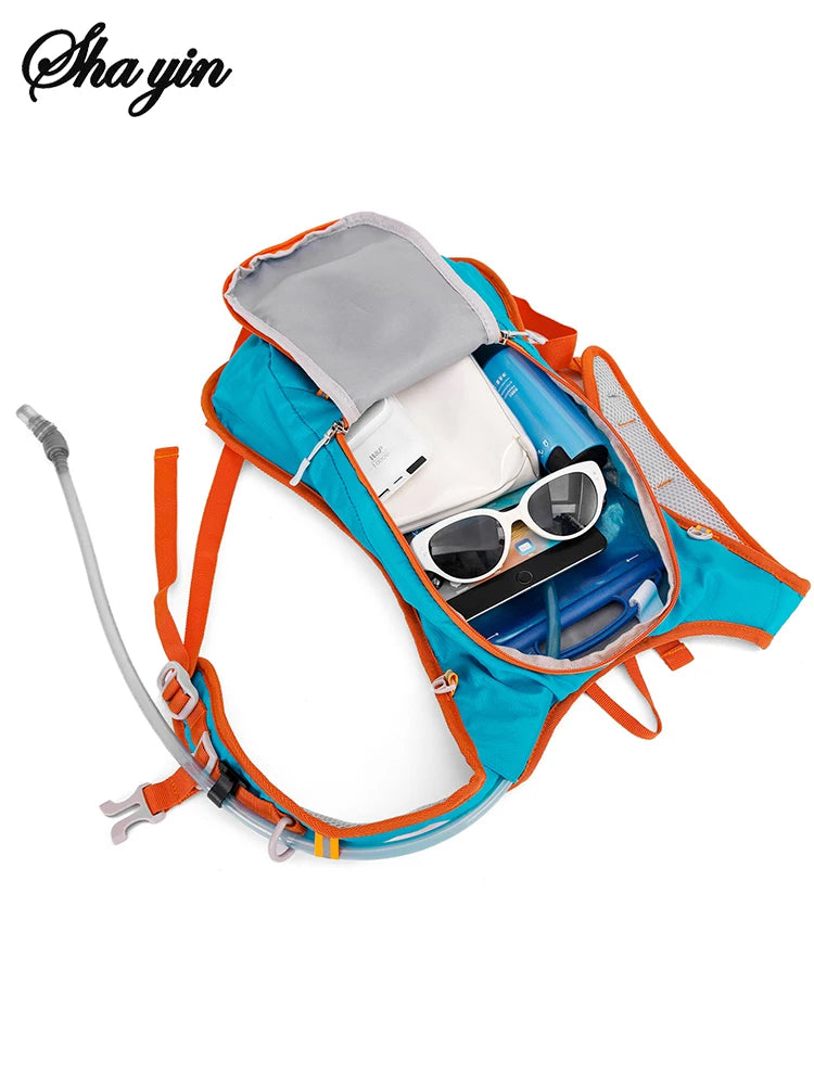 New 12L Outdoor Sport Bike Cycling Running Hiking Hydration Water Bag Storage Helmet Pack Waterproof UltraLight Bladder Backpack