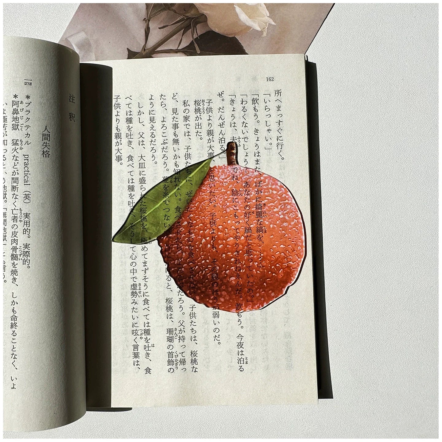 36 Styles New Delicate Transparent Acrylic Apple Bookmark Reading Mark Girl Gift Premium Feeling Cute Grape Tomato Bookmarks Toy