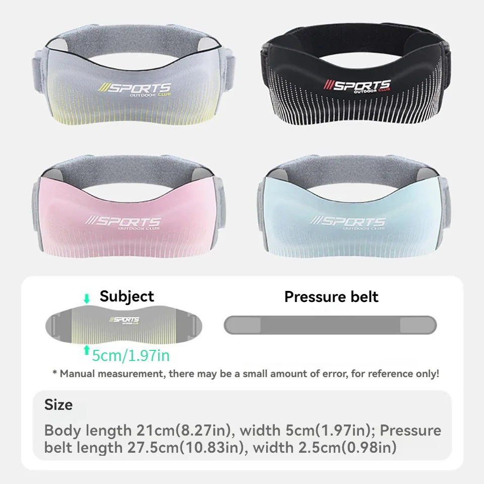 GOBYGO 2Pcs Patella Strap Outdoor Sports Running Shock Absorption Jump Rope Compression Knee Pads Adjustable Knee Sleeve Unisex
