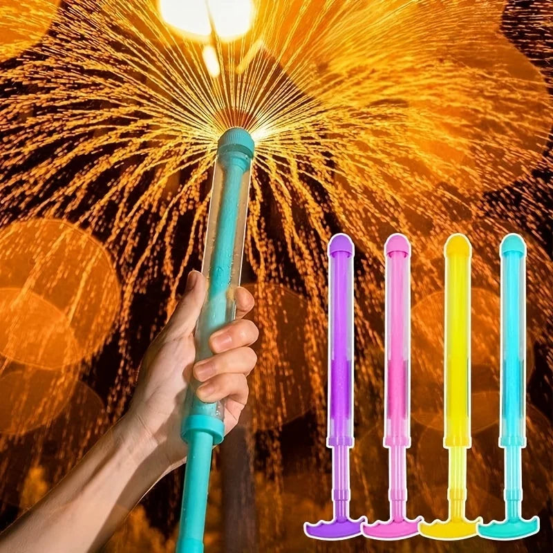 4pcs Colorful Fireworks Water Gun - for Parties, Water Parks, Games, and Romantic Celebrations, with A Sturdy Structure