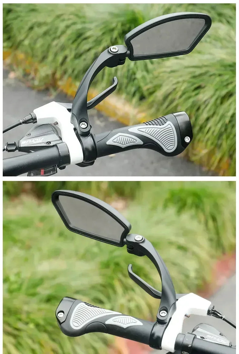 Bicycle Rearview Mirror Wide Range Adjustable Angle Reflector Scooter Bicycle Rearview Mirror Bicycle Handlebar Mirror