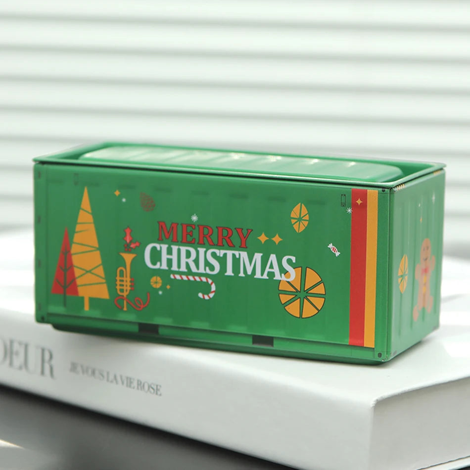 Miniature Storage Display Box Desktop Mini Container Model Mini Iron Storage Box Creative Decoration Collect Small Items Gifts