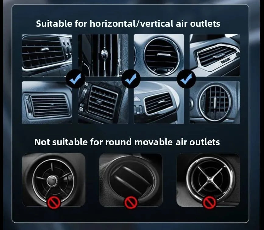 Car Phone Holder Car Air Vent Clip Mount Mobile Cell Stand Smartphone GPS Support For 5-7 Inch Mobile Devices Car accessories