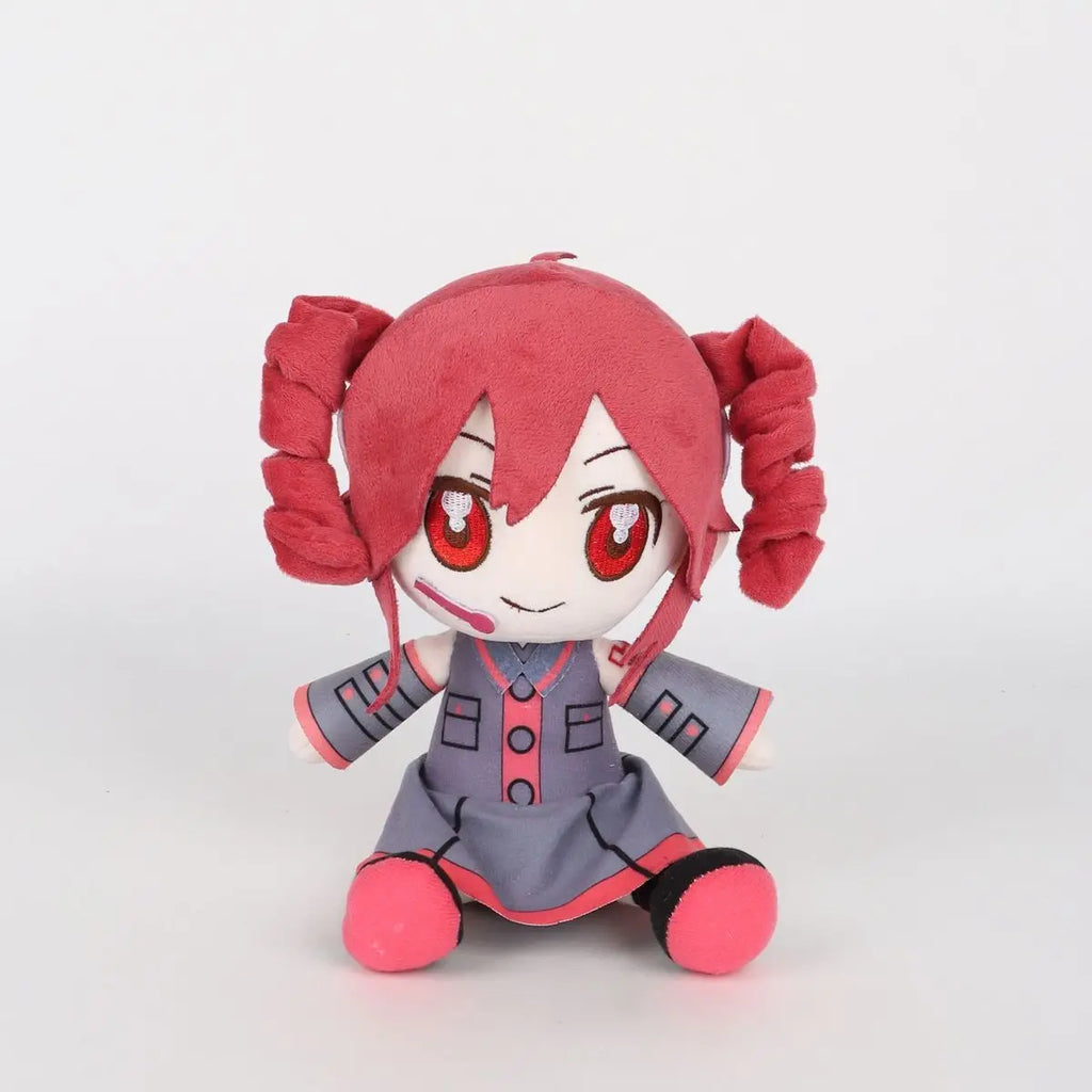Kasane Teto Plush Toy Soft Doll Stuffed Plushies Figure Anime Cosplay Cartoon Birthday Present Christmas Gift for Fans Girl