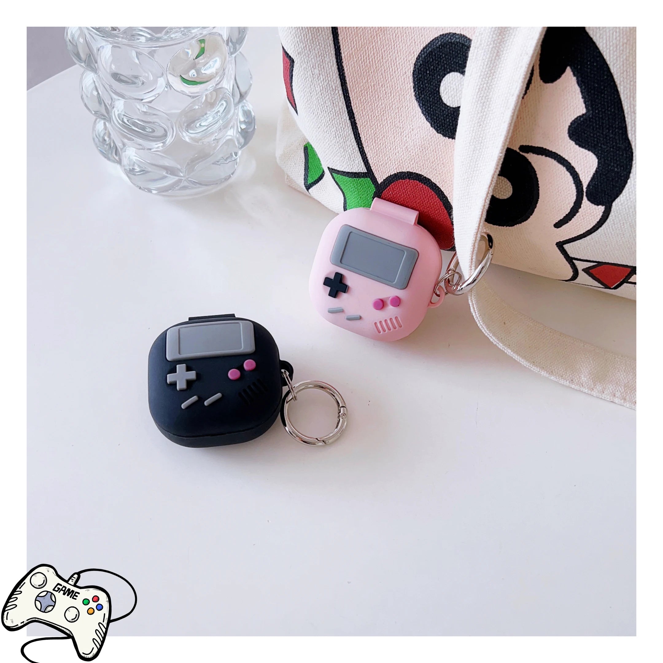 Case For Samsung Galaxy Buds FE Buds2 Pro Buds Live Pro 2 Charging Case For Buds FE 3D Game machine Silicone Protector Case Cove