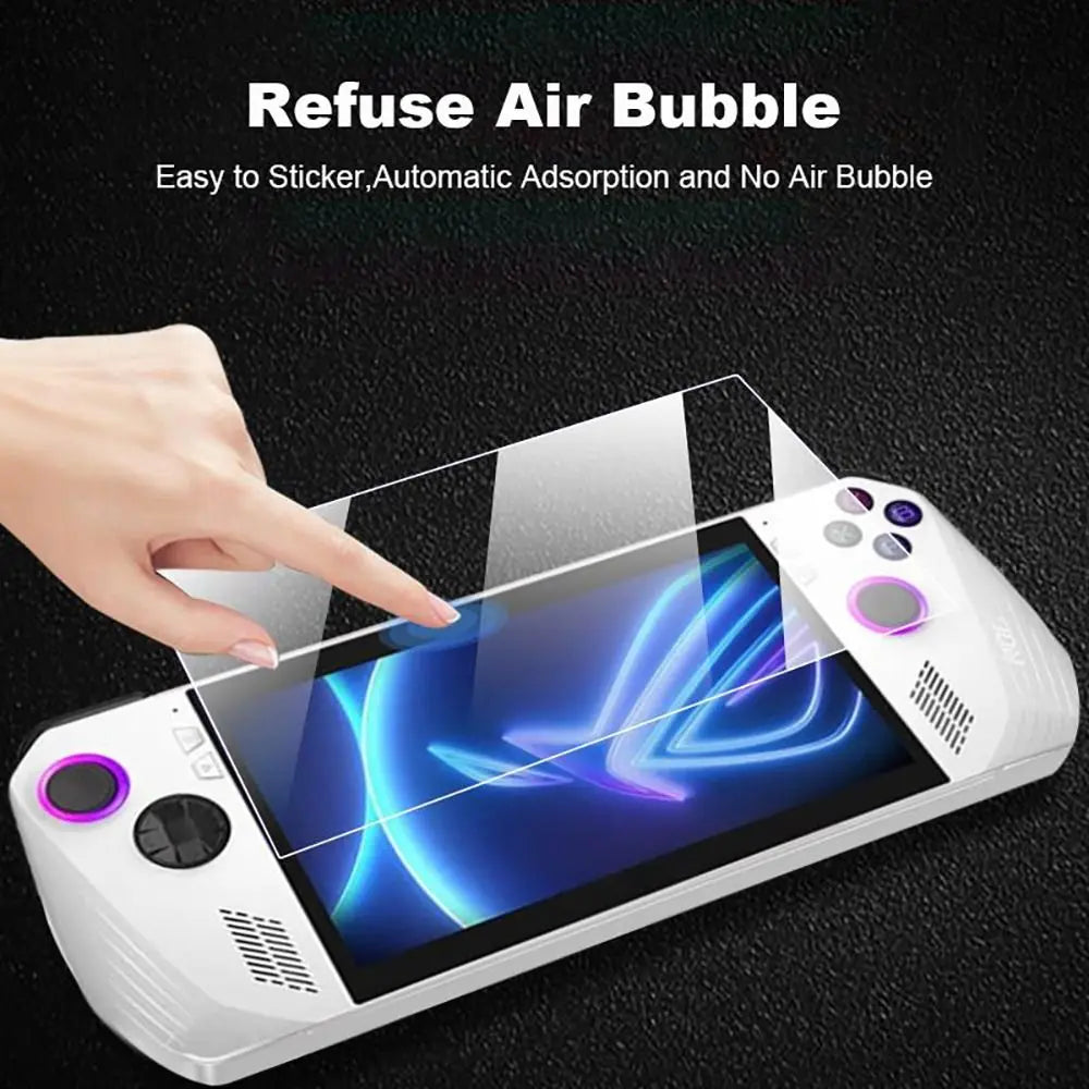 2/3pc Tempered Glass Protective Film for Asus ROG Ally Screen Protector Curved Edge Anti Scratch Handheld Console Game Accessory