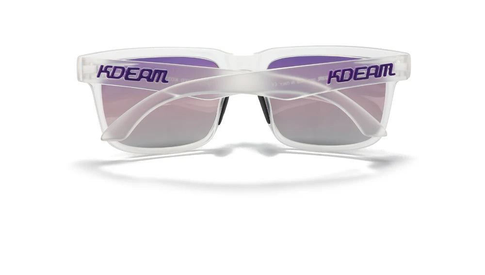 KDEAM Men's Polarized Sunglasses Square Casual Outdoors Sun Glasses Women Unisex Sunglass For Couple With Zipper Case