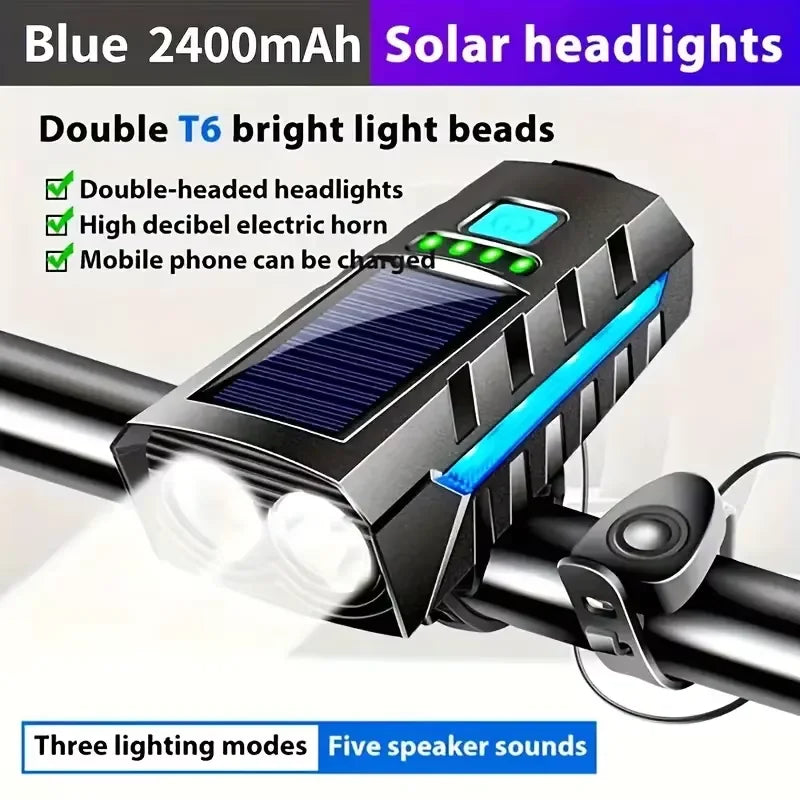 Bicycle lights, bike lights, cycling lights, TYPE-C charging digital display, high brightness, road bike sensing, night riding
