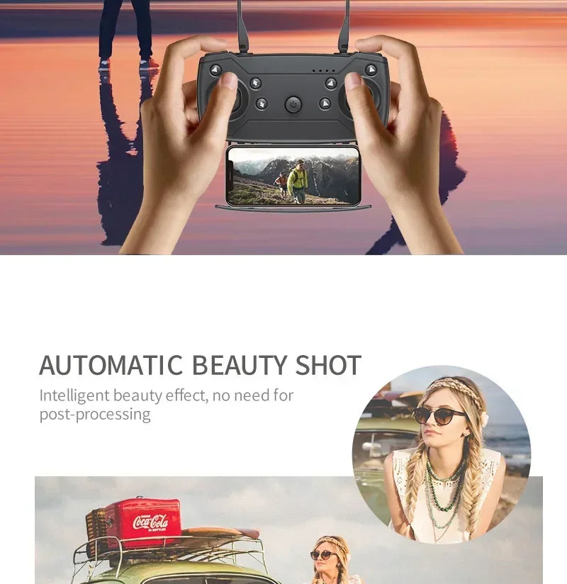 New E88 Pro RC Drone 4K 1080P Wide Angle Dual HD Camera Foldable Quadcopter WiFi FPV Altitude Hold