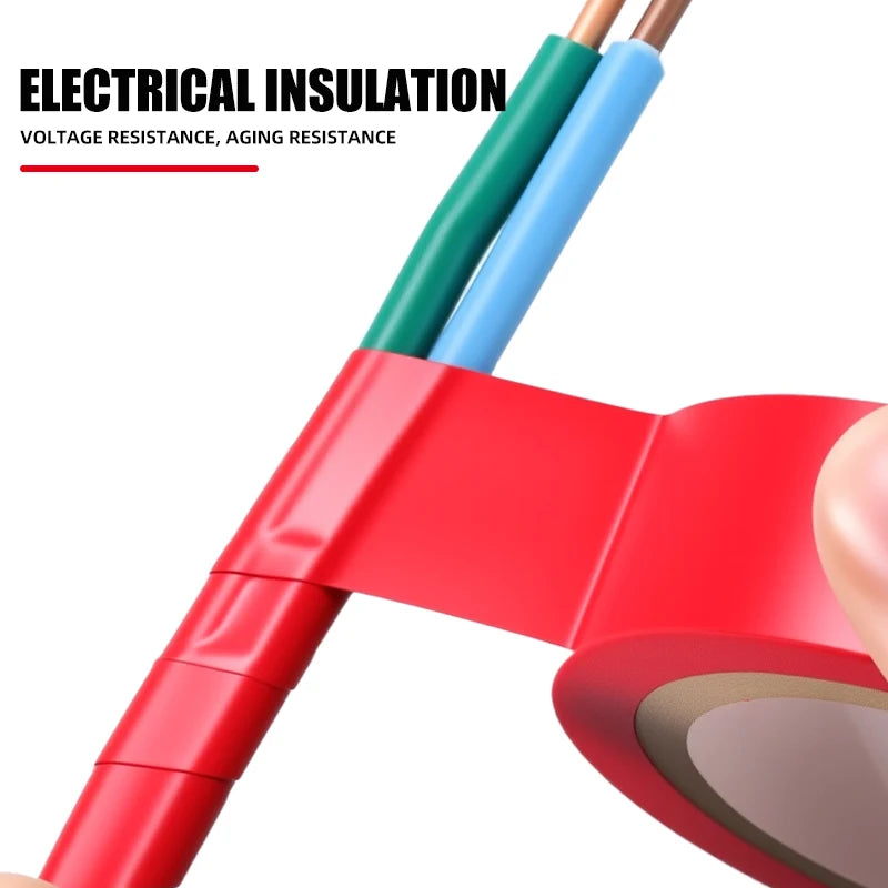 10/20/50/100M Flame Retardant Electrical Insulation Tape Strong Adhesive Wire Harness Tape for Electrical Wiring Waterproof Tape