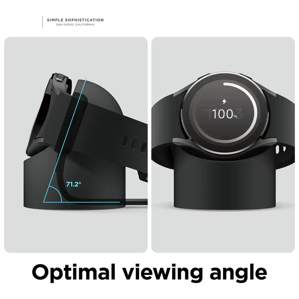 Compatible with Samsung Galaxy Watch 7 6 5 Charger Stand 40 44 46mm Galaxy Watch 5Pro Charger silicone Stand Charging base