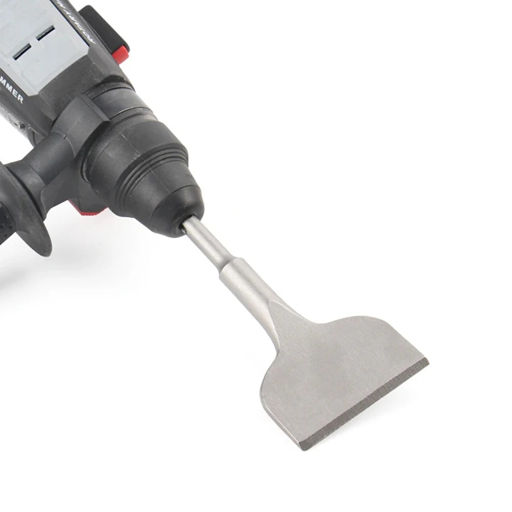 5PC SDS PLUS Round Shank tile Shovel Electric Hammer Chise Wall Concrete Impact Drill 5Teeth  Drill Bit For Masonry SlottingTool