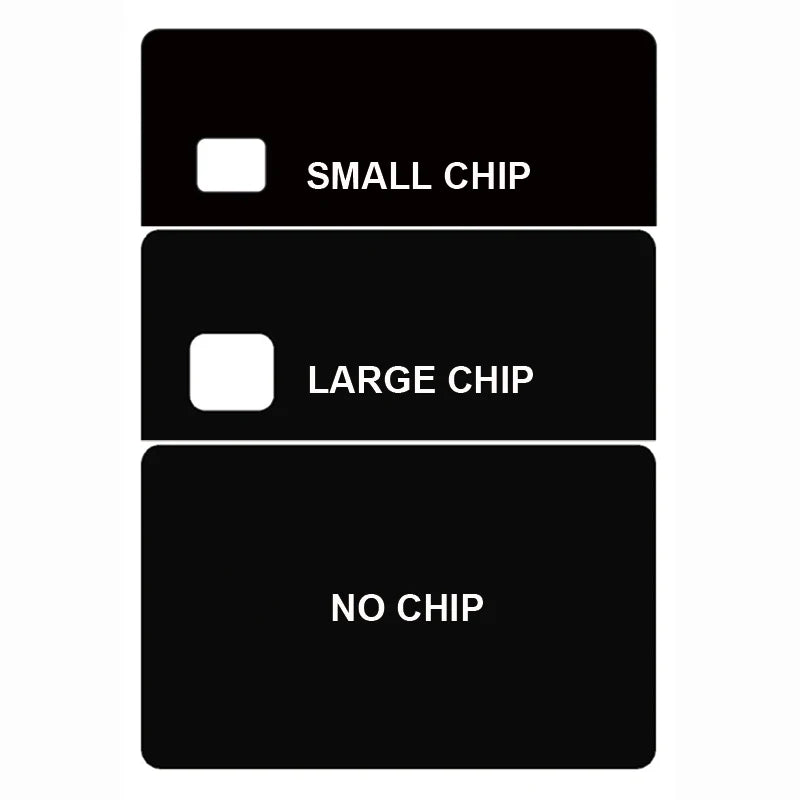 2.5D Stereo DIY Customize Design One Side Cover Sticker Tape Film for Creidt Card Debt Card Small Big Chip